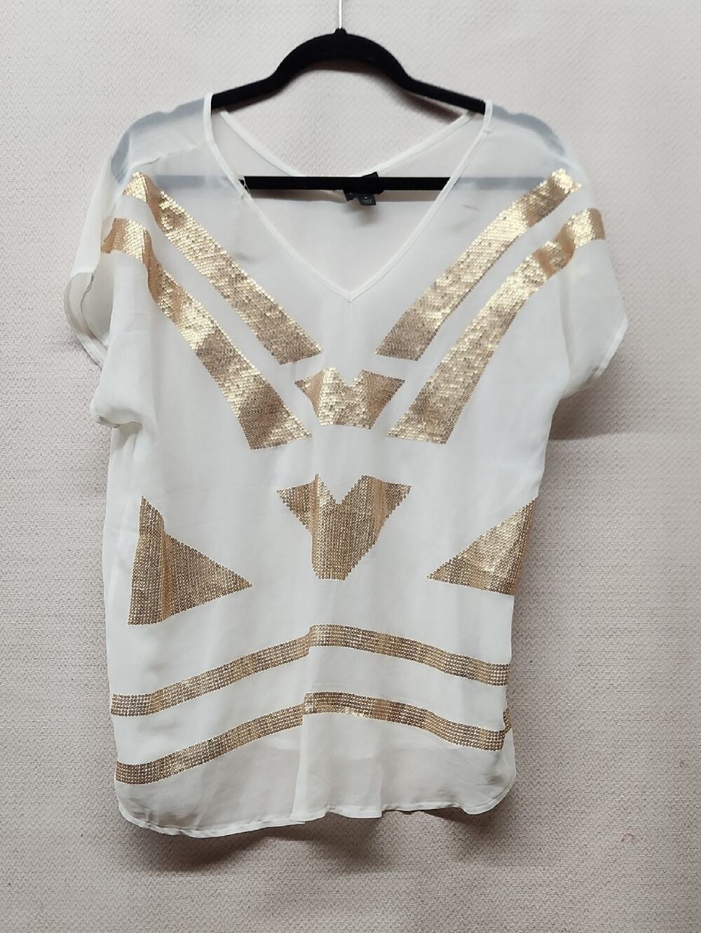 🚨2/$25 or 5/$50    Worthington White V-Neck Blouse